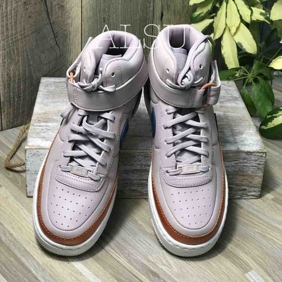 Nike AIr Force 1 Jester HI XX Violet ASH W AUTHENT - Picture 2 of 7